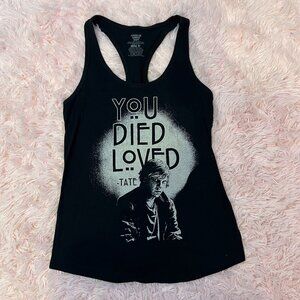 Hot Topic American Horror Story Tate Langdon Racerback Tank
